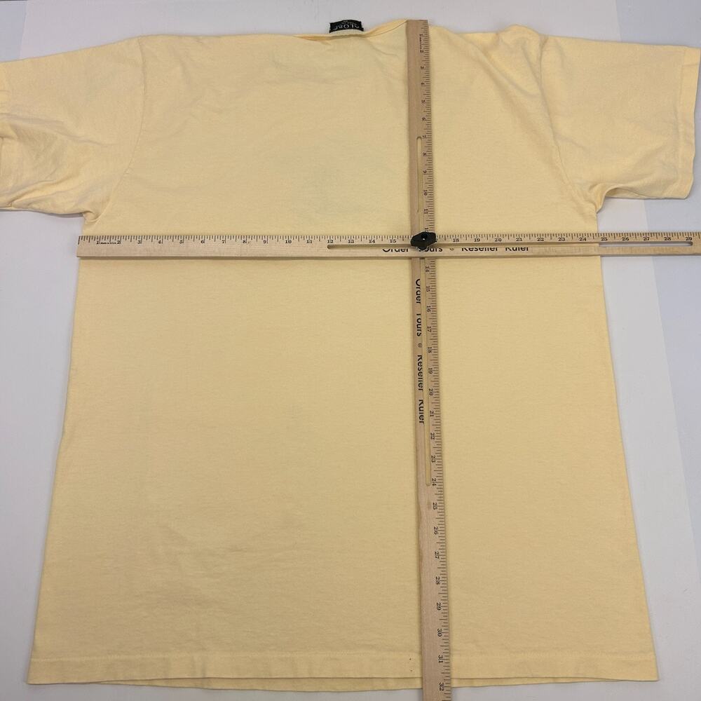 Vintage 90s Jersey Shore Cover Up T Shirt New Jersey Yellow Unisex One Size 2XL - Picture 9 of 9
